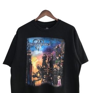 Disney Kingdom Hearts Black Graphic Tee